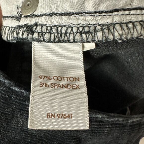 2/$30 J Jill Boot Cut Black Corduroy Casual Pants Size 8P Classic Stretch Preppy - Picture 12 of 13